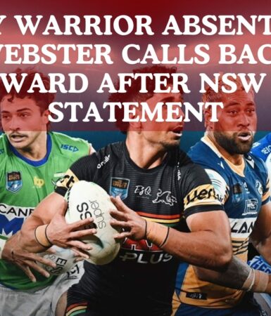 Webster Calls Back Forward after NSW Cup Statement