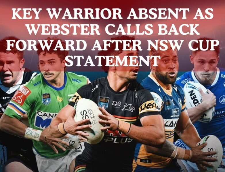 Webster Calls Back Forward after NSW Cup Statement