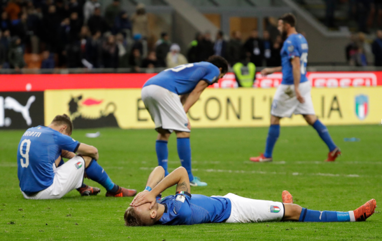 The struggles of the Italian national football team since the 2010s